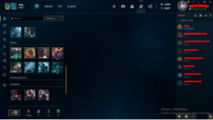 Conta LOL Unraked - 7.350 RP + 13 Capsulas Prime Gaming - League of Legends