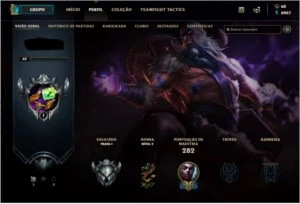 Conta LOL Lv: 58 Champions: 98 Skins: 50 Rank:Unranked - League of Legends
