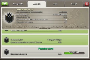Clã nível 8 - Clash of Clans