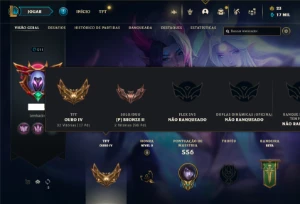 Conta Bronze 2 com TODOS os champs e 431 Skins + 7 Prestigio - League of Legends LOL