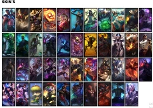 Conta ouro 3 com 55 Champs e 45 Skins - League of Legends LOL