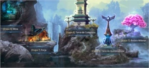 Conta mir4 Sa61 nv 56 58,4k de power top 104 servidor