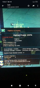 Conta Endgame com zwart D (server omegamon ) NADMO - Digimon Masters Online