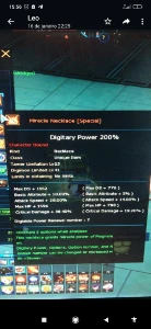 Conta Endgame com zwart D (server omegamon ) NADMO - Digimon Masters Online