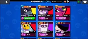 Corvo Tara Mortis Sprout Frank e Edgar - Brawl Stars