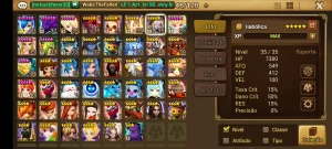 Conta nível 30 com Donzela Diabólica e Rei Fada - Summoners War