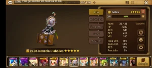 Conta nível 30 com Donzela Diabólica e Rei Fada - Summoners War