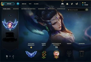 Conta Diamante 4 (60 pdl) Level 74+ - League of Legends LOL