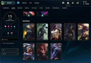 Conta Diamante 4 (60 pdl) Level 74+ - League of Legends LOL
