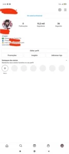 Conta de Instagram 10k - Redes Sociais