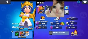 Conta brawl rara e upada no precinho