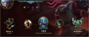 Conta LOL - Platina 1 - League of Legends