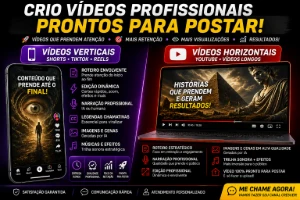 Crio Vídeos Virais Para Youtube Shorts E Tiktok