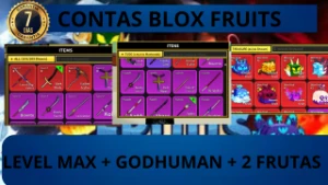 Conta level max + 2 fruta mitica + godhuman  + itens