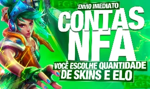 CONTAS NFA COM RP ALEATÓRIO  - VOCÊ ESCOLHE SKIN/ELO/CHAMP