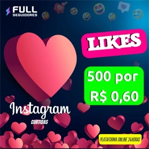 500 Likes Instagram!! PROMOÇÃO IMPERDÍVEL!!! 😱🔥😍 - Redes Sociais