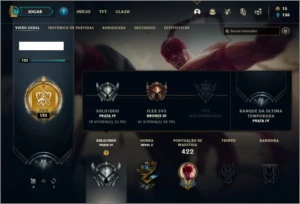 Conta prata 4 com 50 skins e 121 champs ( MAIN JG ) - League of Legends LOL