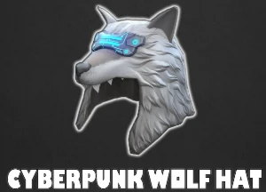 🔑Código Cyberpunk Wolf Hat 🐺 - Roblox