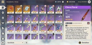 VENDENDO CONTA DE GENSHIN IMPACT AR 56 SERVER AMÉRICA