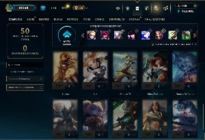 Platina 2 com 35 Champs e 9 Skins - League of Legends LOL