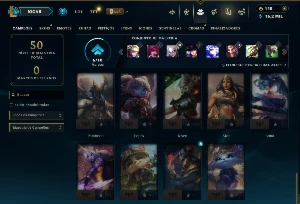 Platina 2 com 35 Champs e 9 Skins - League of Legends LOL