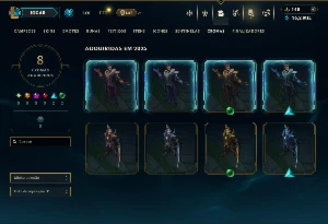 Platina 2 com 35 Champs e 9 Skins - League of Legends LOL