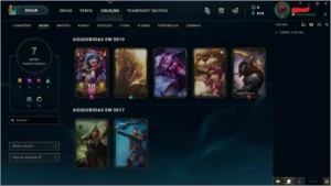 cvfamily - CONTA 7 - League of Legends LOL