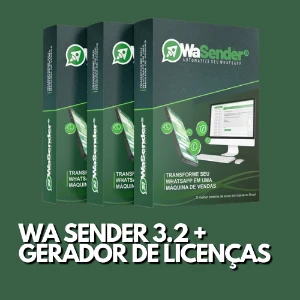 Wa Sender 3.2 + Gerador De Licenças (+Brindes Inclusos)