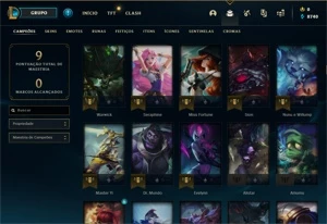 CONTA FERRO PRA VENDER LOGO - League of Legends LOL
