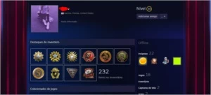 Conta Steam - Nível 35, 18 jogos, 9 medalhas csgo - Counter Strike