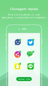Dual Space Múltiplas app clone WhatzFacebook Intagram PRO - Outros