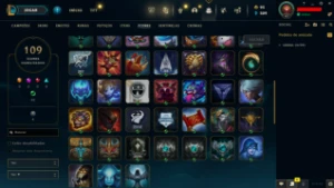 Conta LOL LVL 47 | 135 Campeões | 86 Skins | UNRANKED | 2013 - League of Legends