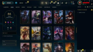Conta LOL LVL 47 | 135 Campeões | 86 Skins | UNRANKED | 2013 - League of Legends