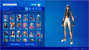 Conta fortnite, passe de batalha desde a season 4, skins...