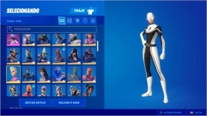 Conta fortnite, passe de batalha desde a season 4, skins...