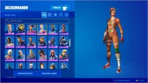 Conta fortnite, passe de batalha desde a season 4, skins...