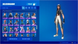 Conta fortnite, passe de batalha desde a season 4, skins...