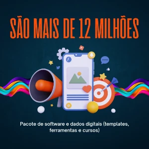 São +12 Milhões Pacote de software e dados digitais - Outros