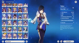 >>Conta Genshin Impact | Yelan + Mavuika + Kazuha