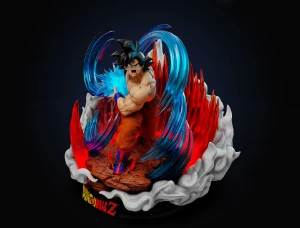 Goku Kaio-ken - Saga Saiyan  DBZ 3D STL - Outros