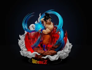 Goku Kaio-ken - Saga Saiyan  DBZ 3D STL - Outros