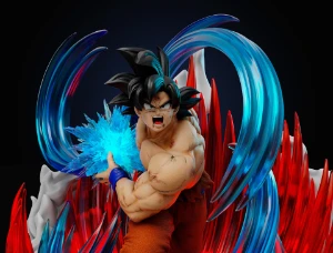 Goku Kaio-ken - Saga Saiyan  DBZ 3D STL - Outros