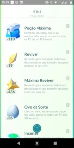 Conta level 46 quase 47 - Pokémon