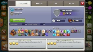 CV 10 BEM UPADO / TROPAS QUASE FULL - Clash of Clans