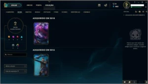 Conta UNRANKED LVL 27 + 27 Champs + 2 Skins - League of Legends LOL