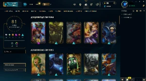 Conta Lol 81 Skins Lvl 367 - League of Legends
