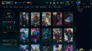 Conta Lol 81 Skins Lvl 367 - League of Legends