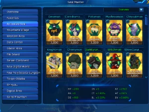 NADMO/GDMO account AOA end game(rank SSS+) perfect size 140% - Digimon Masters Online