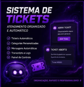 **Servidor Discord Completo + Bots + Tickets + Cargos | Entr