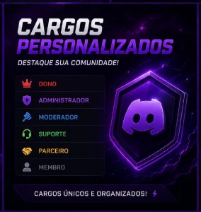 **Servidor Discord Completo + Bots + Tickets + Cargos | Entr